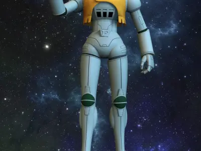 GRAG from Captain Future - Capitaine Flam 3D model