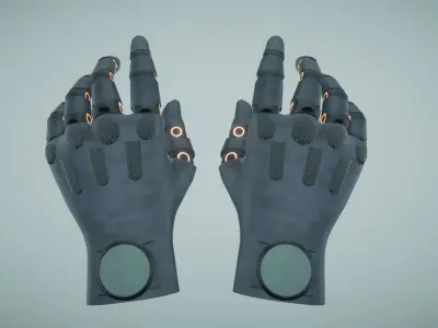 Sci Fi VR Hand 2 Low-poly 3D model