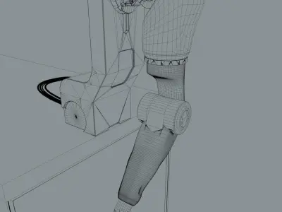 robotic arm 3D model