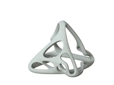 SciFi Cube Object No 64769 Low Poly Shape Low-poly 3D model
