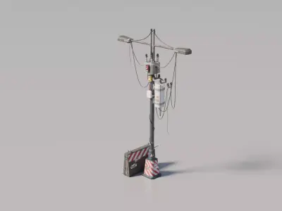 Cyberpunk Props 9 3D model