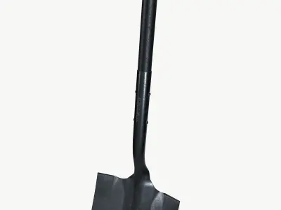 Garden Shovel 3D model