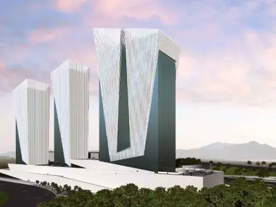 Residential office building  3D model