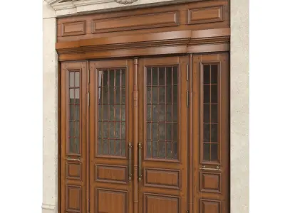 Entrance classic door 69 3D model