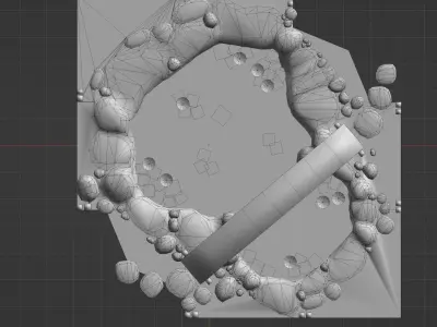 Japanese bond Low-poly 3D model