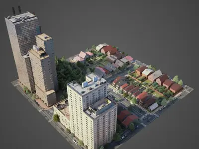 City District C6-R10 3D model