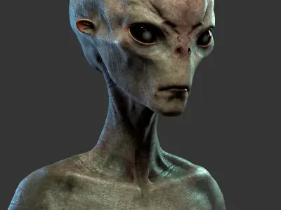 Creature  Low-poly 3D model