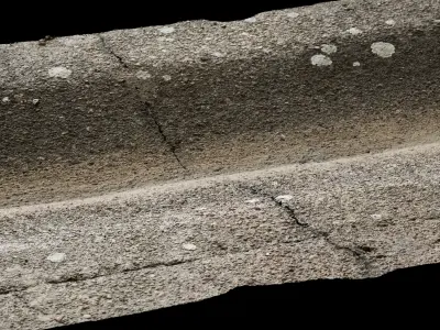 Concrete gutter 02 Texture