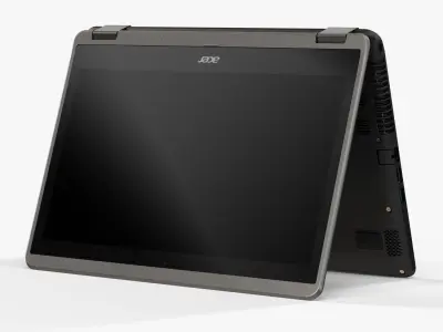 Acer Aspire R 14 R3 471T convertible hybrid laptop Low-poly 3D model