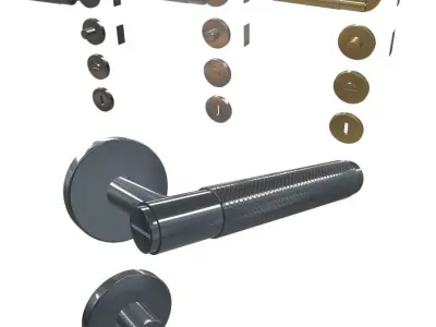 Door handle by Buster and Punch 3D model