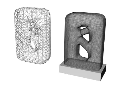 Morpheus Hotel by Zaha Hadid Architects 3D model with GH script 3D model