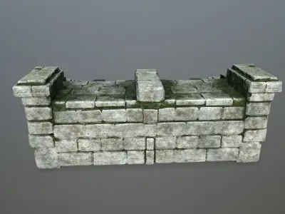 stairs 01 Low-poly 3D model