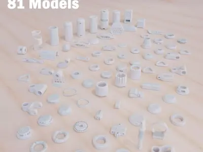 KitBash Scifi  3D model