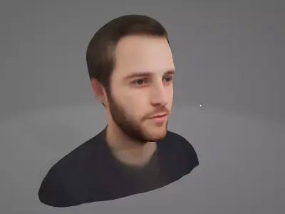 Character No 1  Not Rigged 3D model Low-poly 3D model