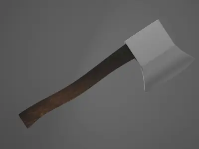 Ax Weapon Low-poly 3D model
