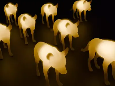 Indirect lighting by Hyena 3D model