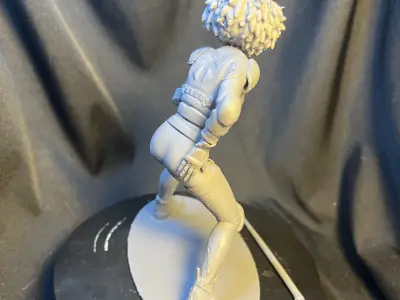 Black Energy Sword Woman 3D print model
