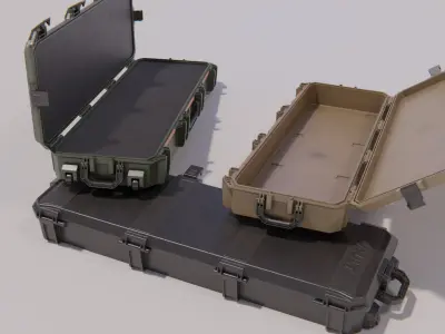  Double Rifle Long Weapon Case V800 Vault Pelican 3 Colors with Foam 