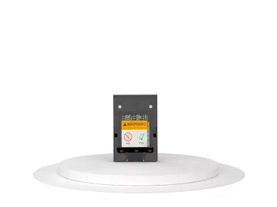 QR TERMINALS Low-poly 3D model