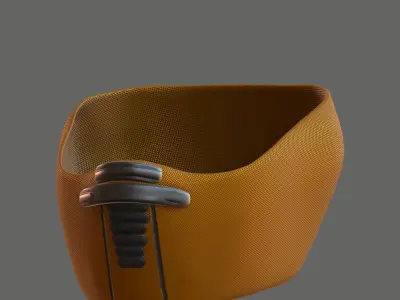 Gas mask helmet 3d model scifi Low-poly  Low-poly 3D model 129