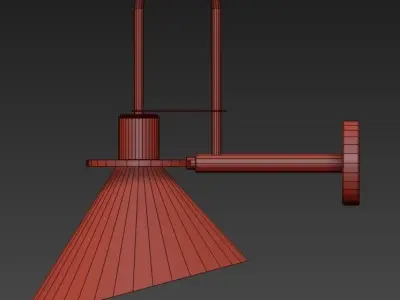 Wall lights 3D model order