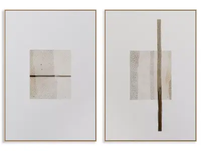 Abstract Painting Frame set 3D model 429
