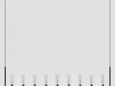 RAVELLE LINEAR CHANDELIER 3D model