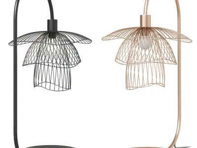 Forestier table lamp Papillon 3D model