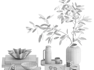 Decorative set 3D model 46