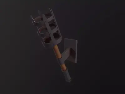 Torch 3D Model Low-poly 3D model