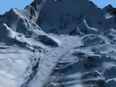 Mount Qomolangma 3D model