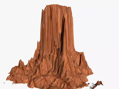 Canyon 3D Model yosemite mountain 3D model