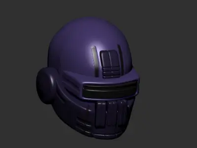 helmet high poly sculpt 3d printable ver 7 3D model 3D model 73