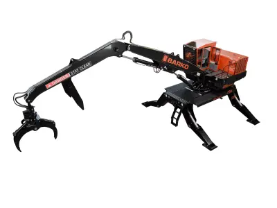 Knuckleboom Log Loader model 495B - 595B and 295B Low-poly 3D model