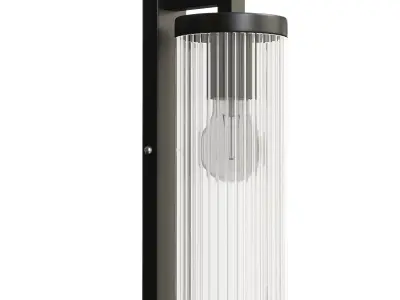  Noir Industrial Outdoor Wall Light 3D model
