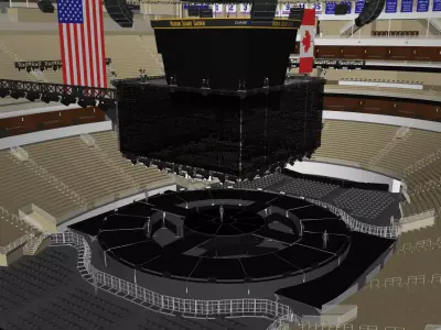 360 CONCEPT STAGE at MSG 3D model