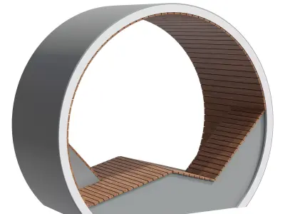 gazebo kaliforniia 3D model