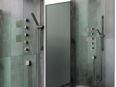 Shower 07 3D model