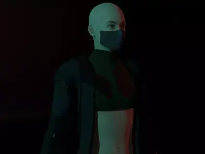 CANCER Low-poly 3D model