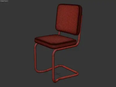 CHAIR TEDDY KINK WHITE 3D model