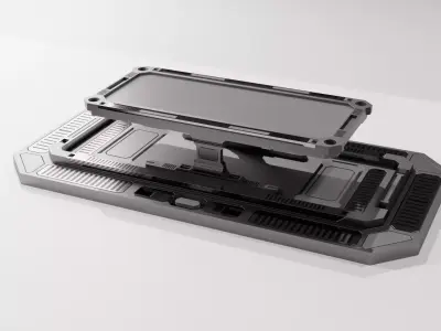 SCI-FI MEETING TABLE 3D model