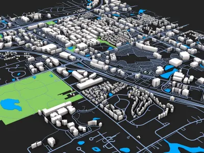 City 4 3D model