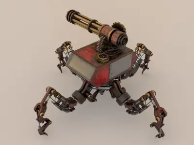 robot spider 3D Model 3D model