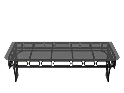 Canopy black loft 002 3D model