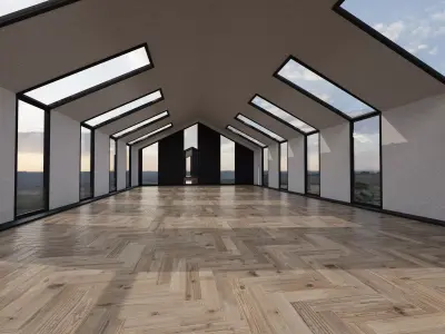 Label Residence Low-poly 3D model
