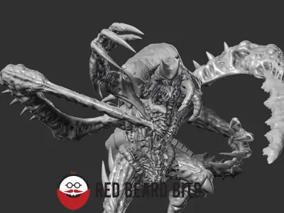 Xenoteras Lurker 3D print model