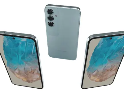 Samsung Galaxy M35 Light Blue 3D model