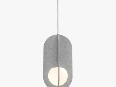 Quadrant Ceiling Suspended PBR 3D model