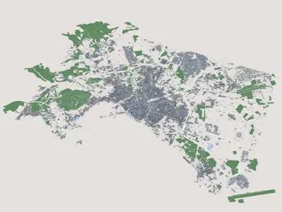 Palma City Spain 3D model