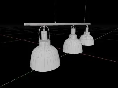 Pendant Light 003 Free 3D model